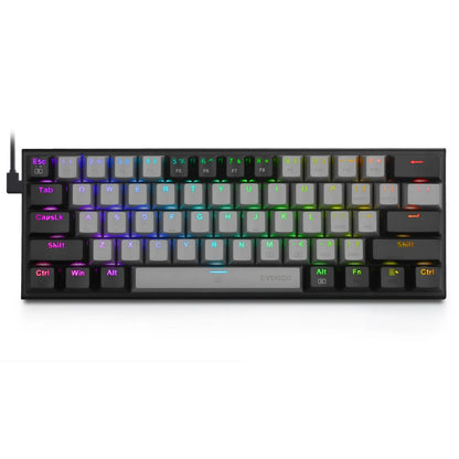 Z11 aluminium alloy mechanical keyboard key caps in Black Gray Green and Gray Black Red colour options