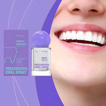 20ml portable oral spray bottle for tooth stain removal with export labelling