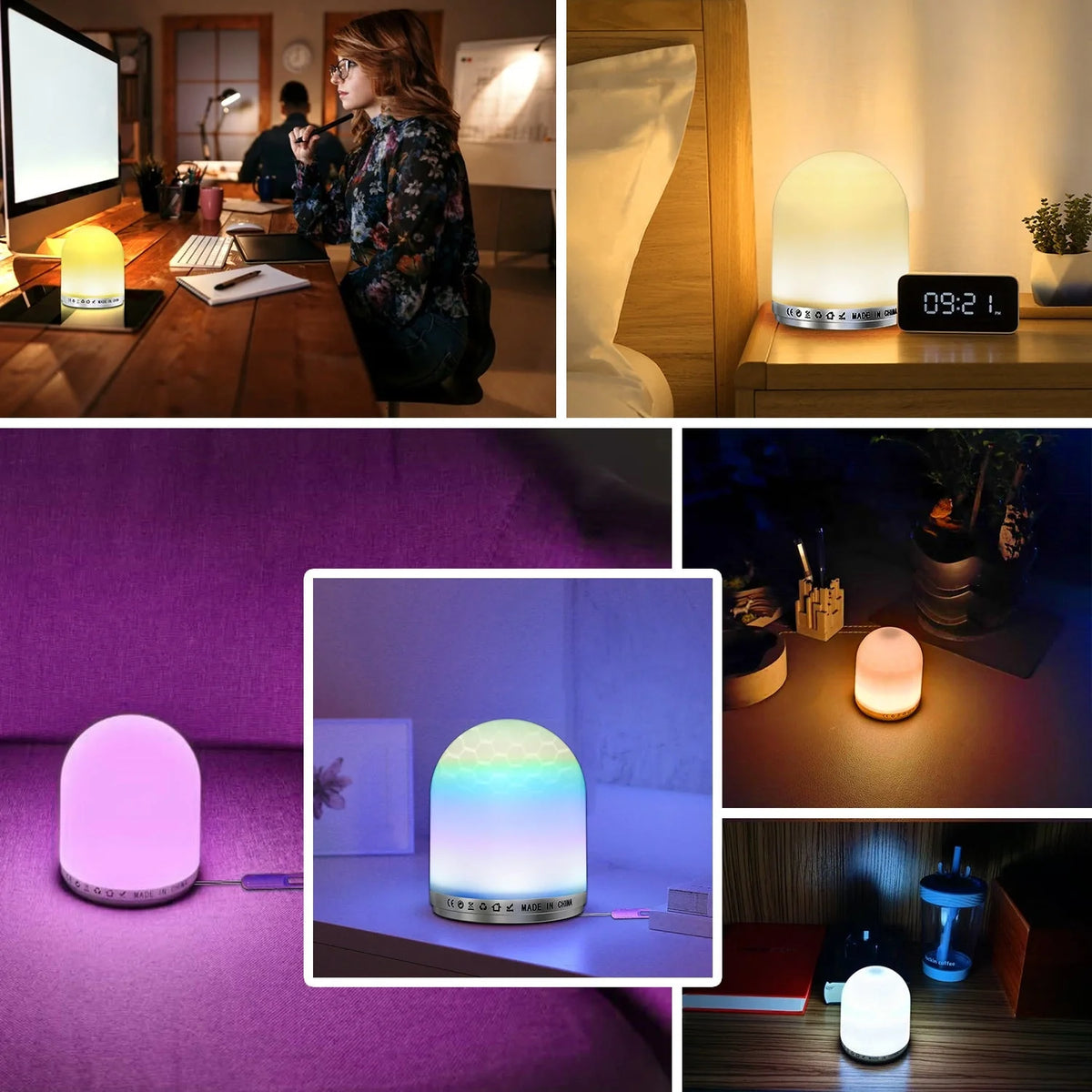 Remote Control RGB Night Light with colour changing LED and USB power option
