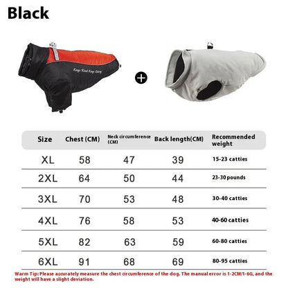 Polar fleece liner dog jacket with separate inner liner in multiple colour options for cats and dogs