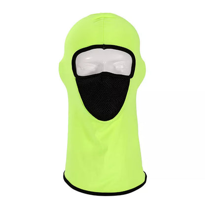 Lycra Soft Equipment Outdoor Windproof Sunscreen Hood in various colours