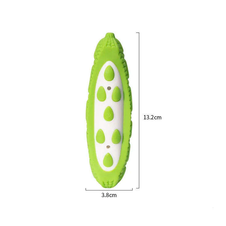 Purple and green meat-scented dog chewing toy resistant to biting teeth in large and small sizes