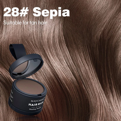 Hairline sculpting contour powder in plastic container with 4g content and waterproof properties