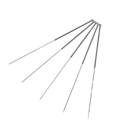 Ten brass nozzle cleaning needles for Mk8 E3D 3D printers with diameter options from 0.2mm to 0.4mm