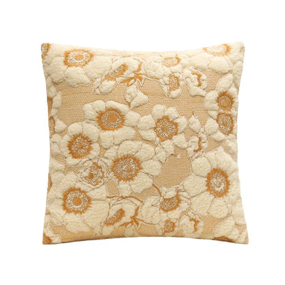 A charming floral accent cushion cover with a vintage French-inspired design, featuring a square shape and a range of size and core options.