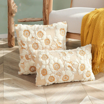 A charming floral accent cushion cover with a vintage French-inspired design, featuring a square shape and a range of size and core options.
