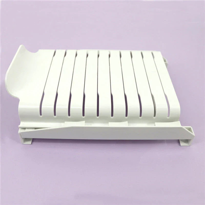 Versatile refrigerator organizer with adjustable telescopic design to neatly store and organize ziplock bags, freeing up space in the fridge