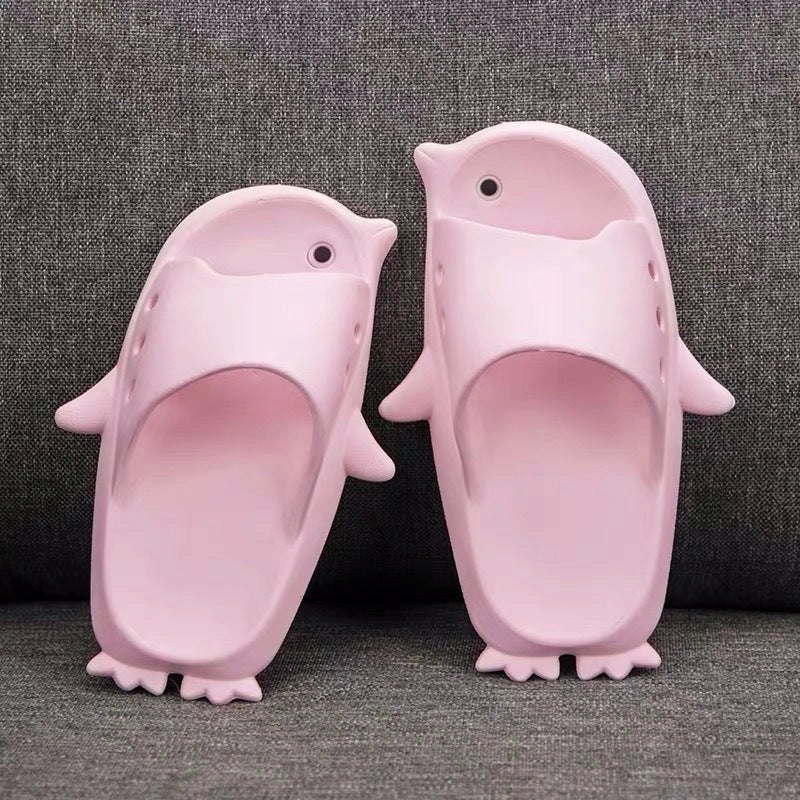 Children's penguin princess sandals with non-slip soles in multiple colours