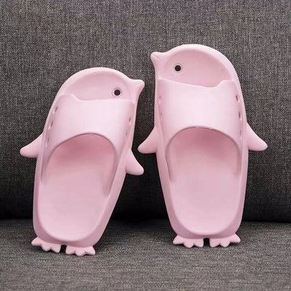 Children's penguin princess sandals with non-slip soles in multiple colours