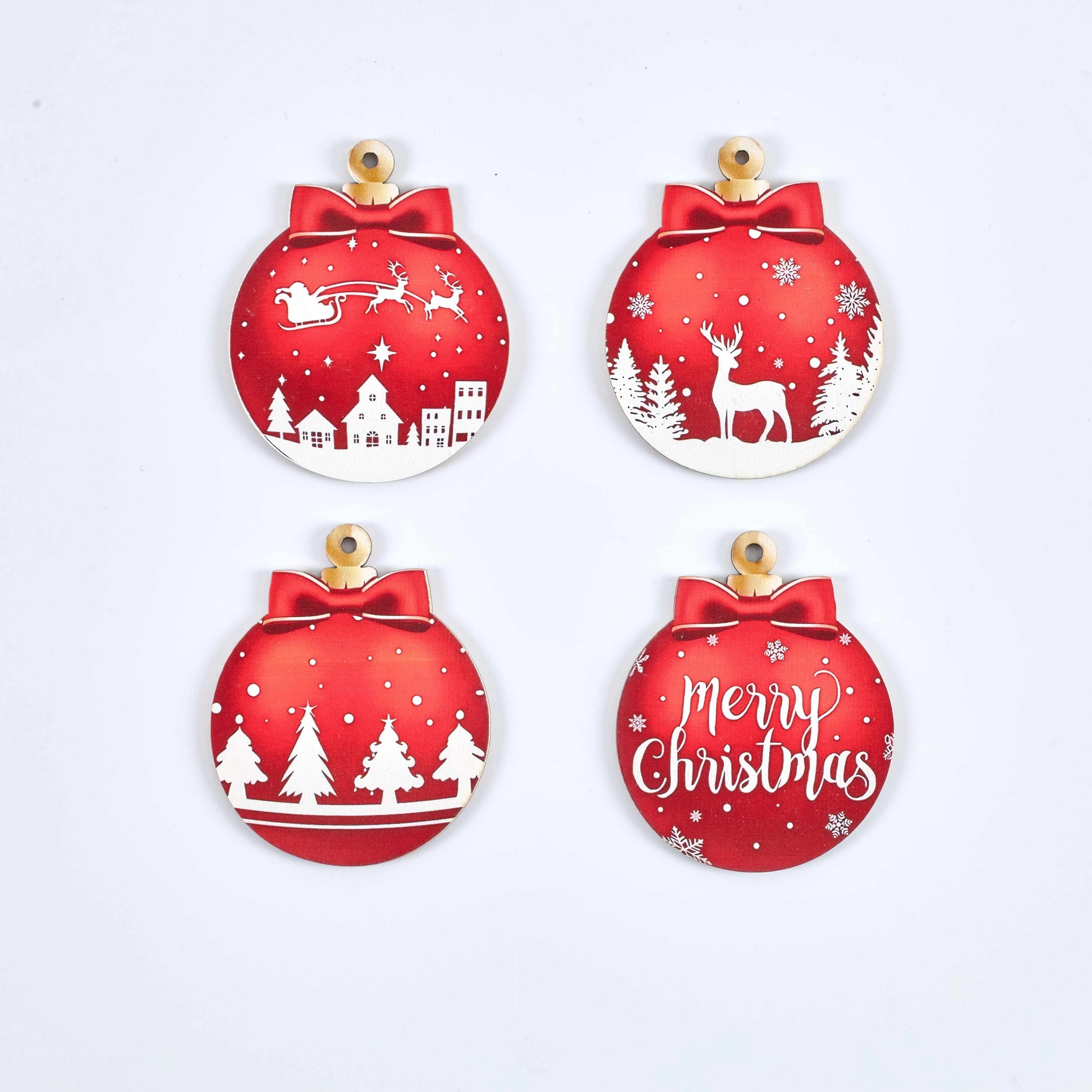 Handcrafted Christmas Wooden Signboard with traditional design for festive home decor