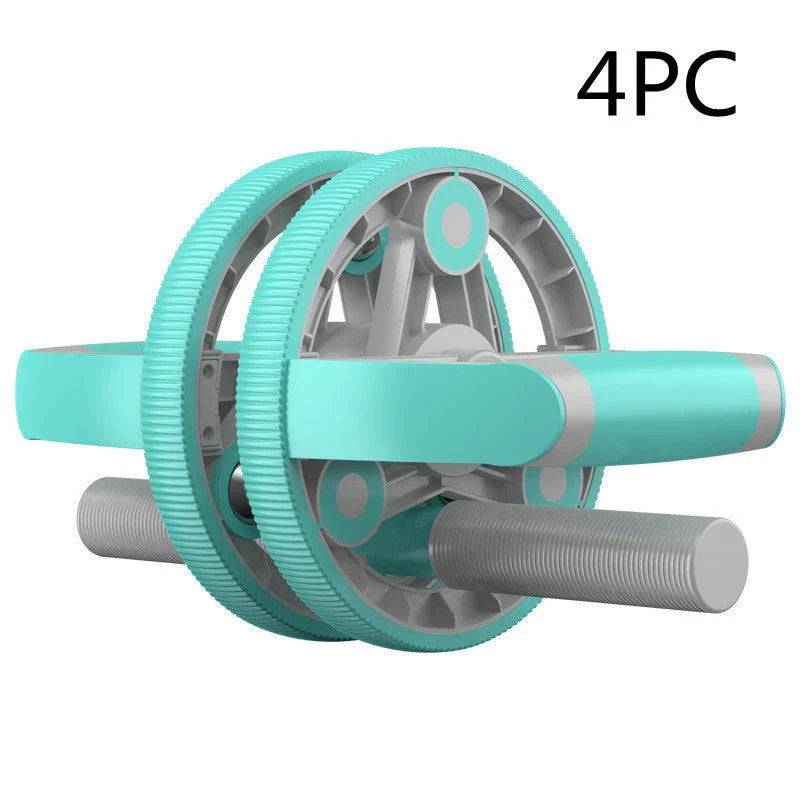 Multifunctional fitness equipment with 14 exercise modes for comprehensive home workouts, featuring abdominal muscle wheel, push-up bars, and more.