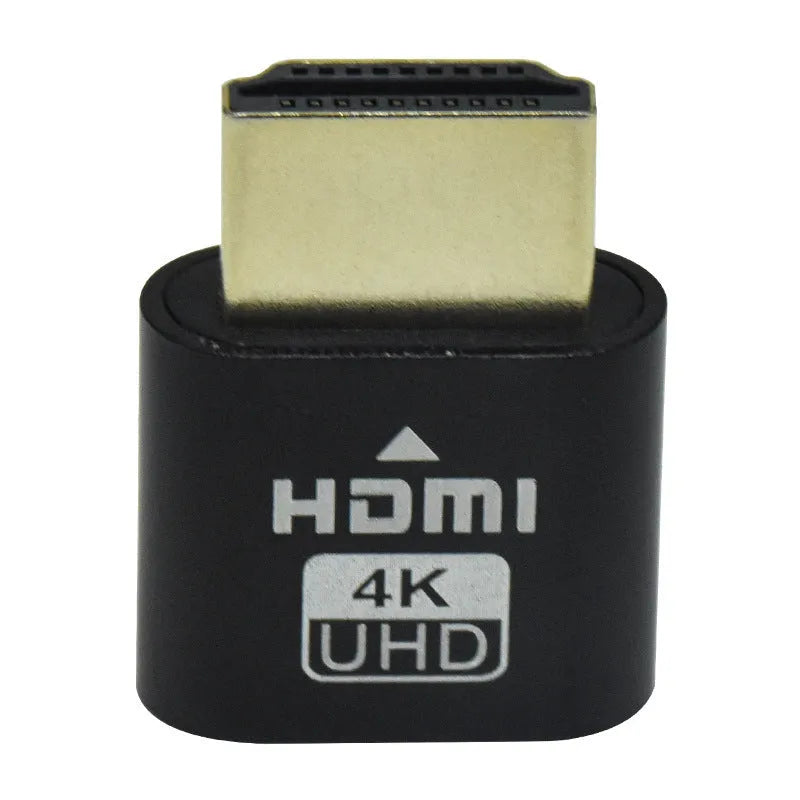 26.5mm HDMI virtual display dongle for graphics card with gold silver black rose gold interface options