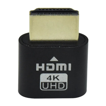 26.5mm HDMI virtual display dongle for graphics card with gold silver black rose gold interface options