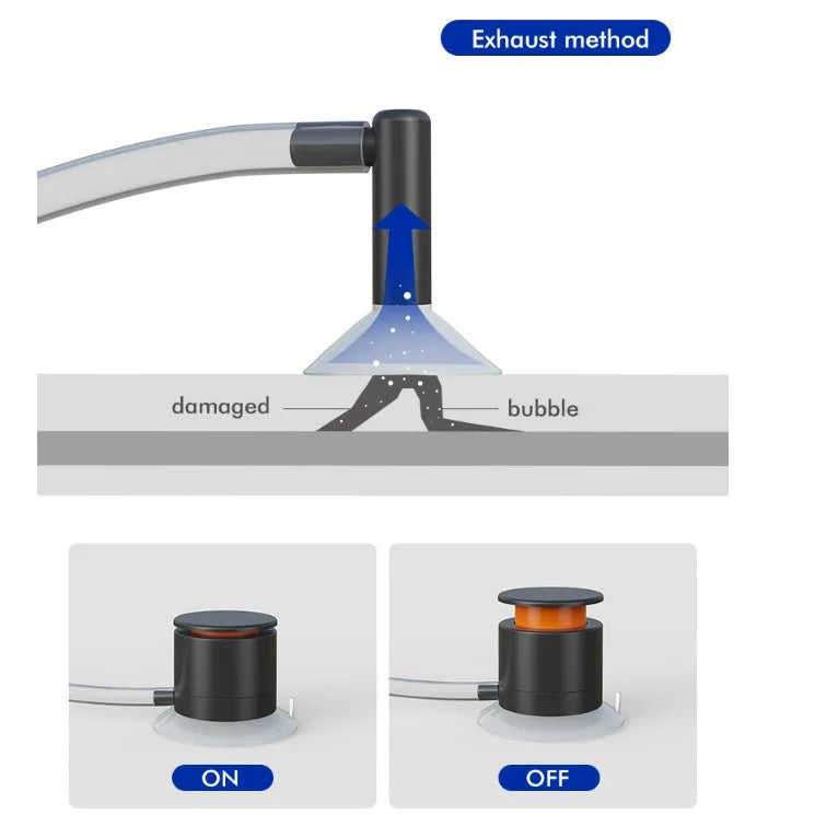 ABS plastic car windshield crack repair tools for star cracks and bullseye damage on windscreen