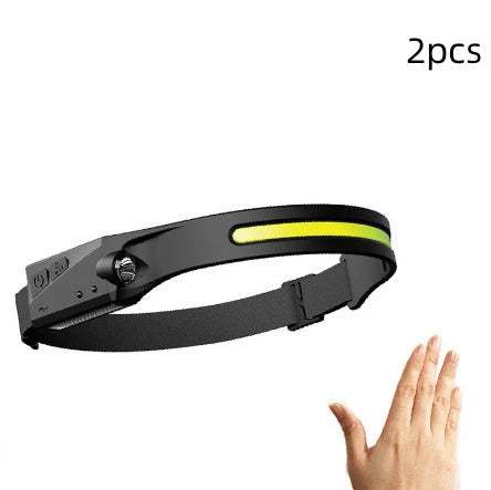 A versatile LED headlamp with a wide-angle beam, long-range side lighting, and hands-free operation for outdoor adventures