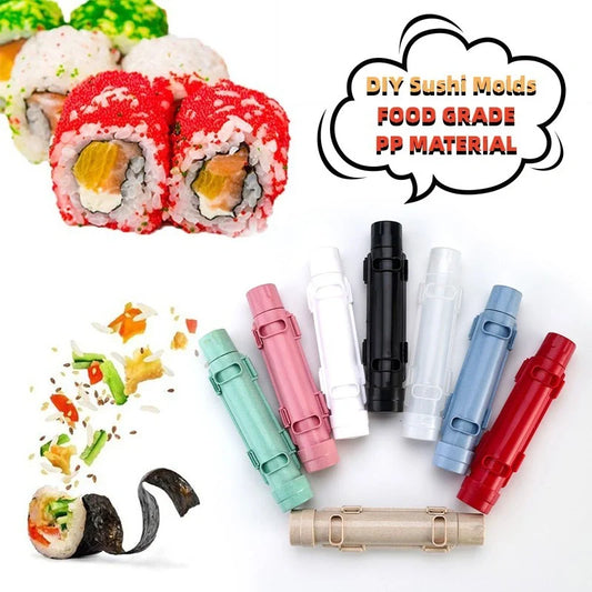 DIY sushi making kit with quick sushi bazooka for easy Japanese rolls
