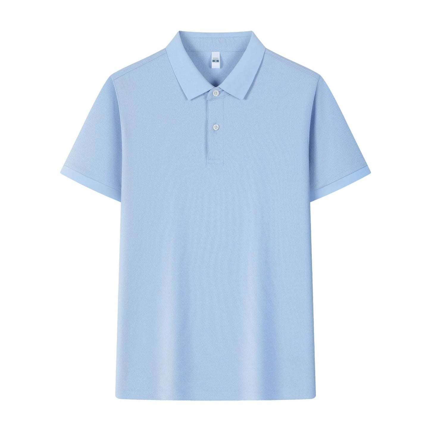 Ice silk cotton polo shirt with lapel collar in various colours for summer business wear