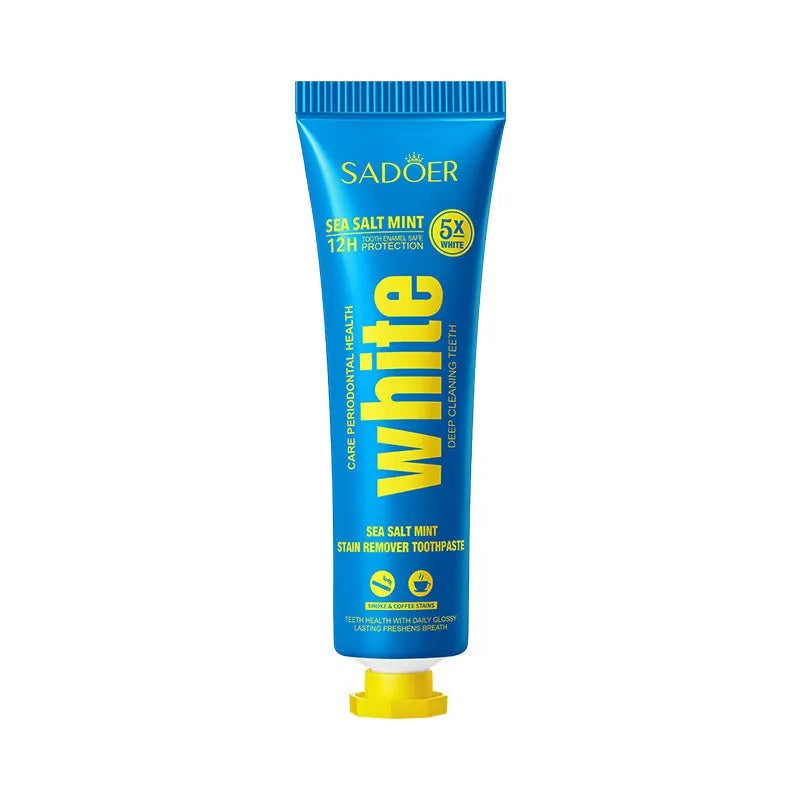30g household toothpaste tube in jasmine, sea salt, ginger, raspberry or double mint flavour