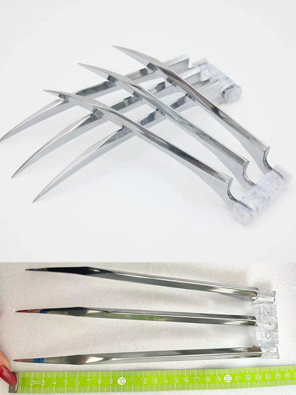 Aluminium alloy cosplay war claws in mirror and matte finishes