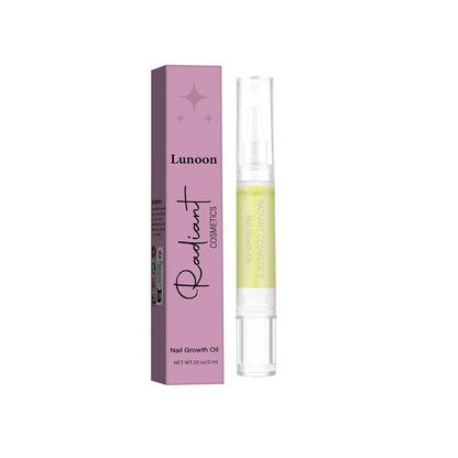 3ml bottle of nail growth and moisturising treatment oil for wash-free nail care.