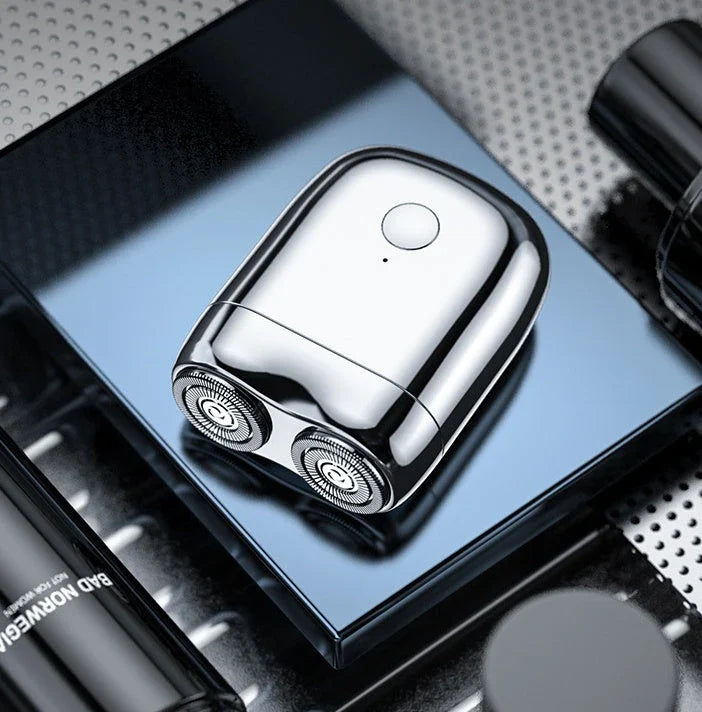 Premium cordless electric razor with sleek zinc alloy body, high-speed motor, and durable German steel knife net for a smooth, comfortable shave