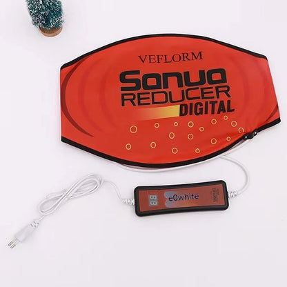 Hot compress waist support belt for sauna massage and fat reduction in thick and thin options