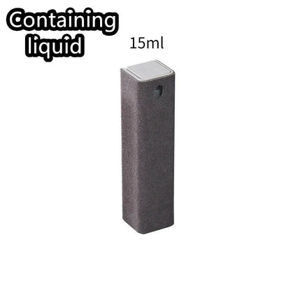 15ml portable 2-in-1 integrated phone screen cleaner spray case, no cleaning liquid included