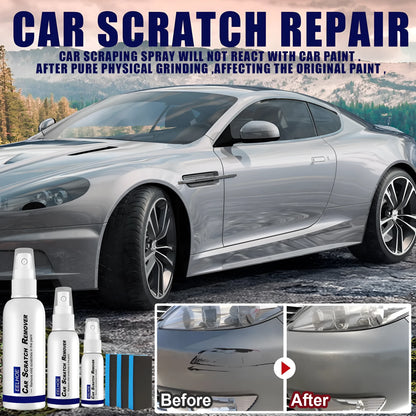 Car scratch removal spray kit for paint surface repair in 30ml, 50ml and 100ml capacities