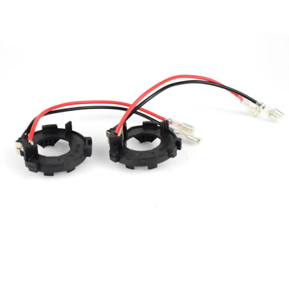 Black H7 LED headlight adapter bracket for Volkswagen Golf and Jetta models