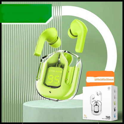 Wireless Bluetooth Earbuds with Digital Display, Noise Reduction, and Long Battery Life