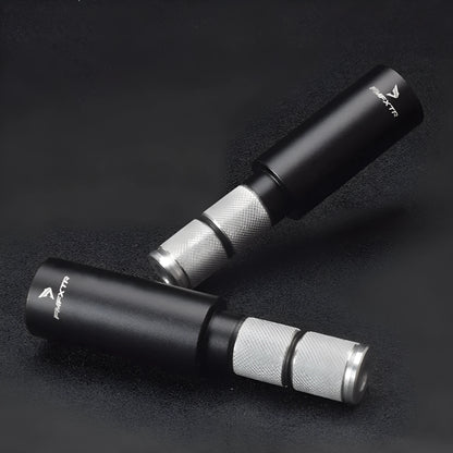 Aluminium alloy bicycle handlebar extension rod with folding mechanism