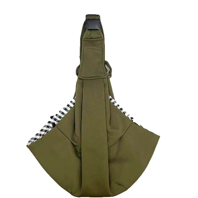 Soft polyester adjustable shoulder strap pet bag for small dogs up to 7.5kg in multiple colour options.