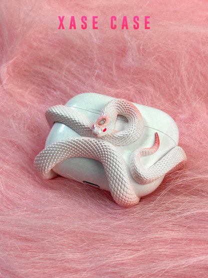 Stylish Halloween AirPods Pro Case with Spooky Snake Design - Protects your AirPods Pro in a unique, eye-catching silicone case