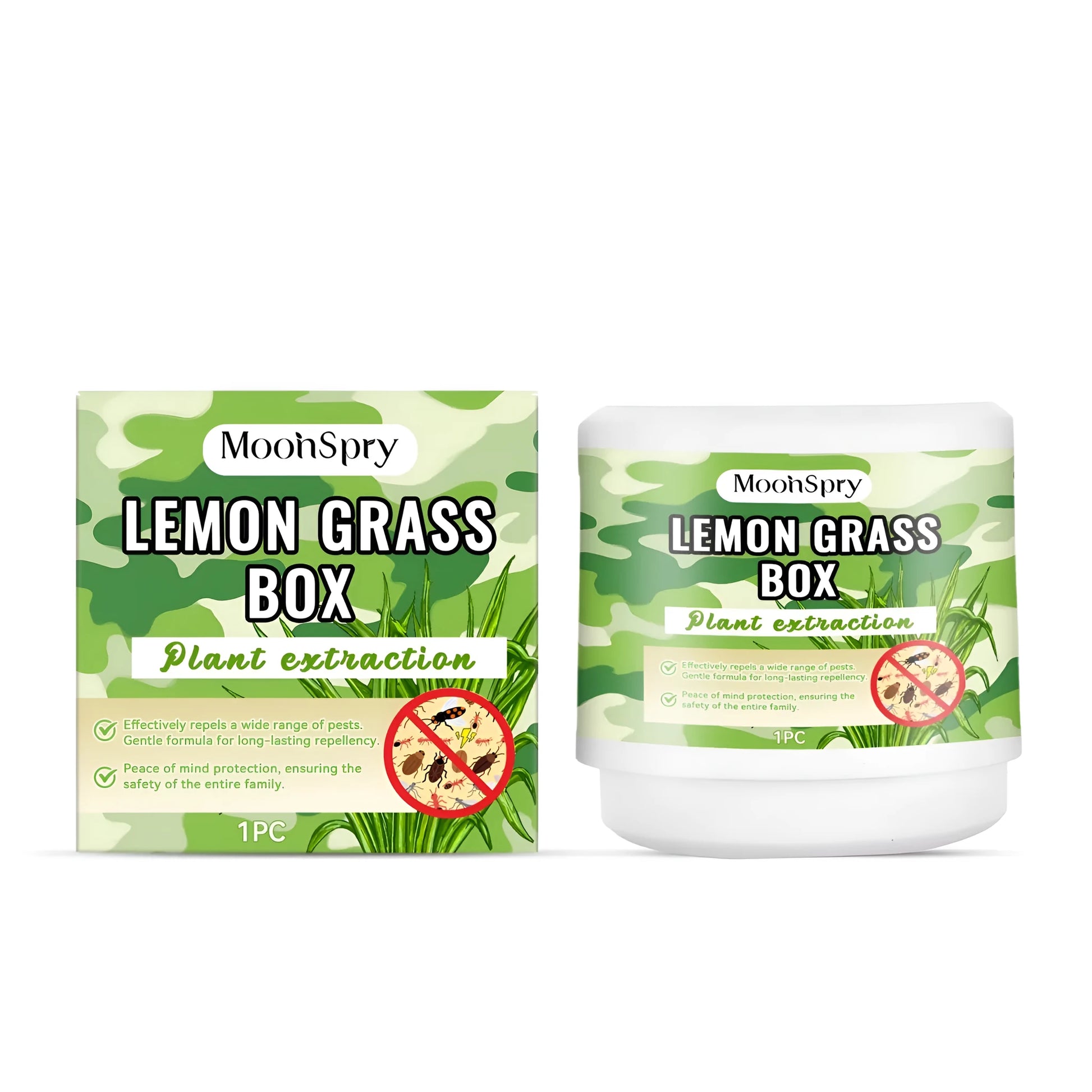 A single Lemon Grass Box container for holding aromatic lemongrass bundles.