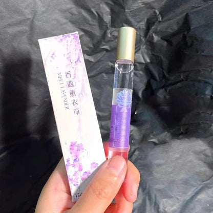 12ml glass rollerball essential oil fragrance bottle with Pure Gardenia label, featuring metal applicator for subtle scent application