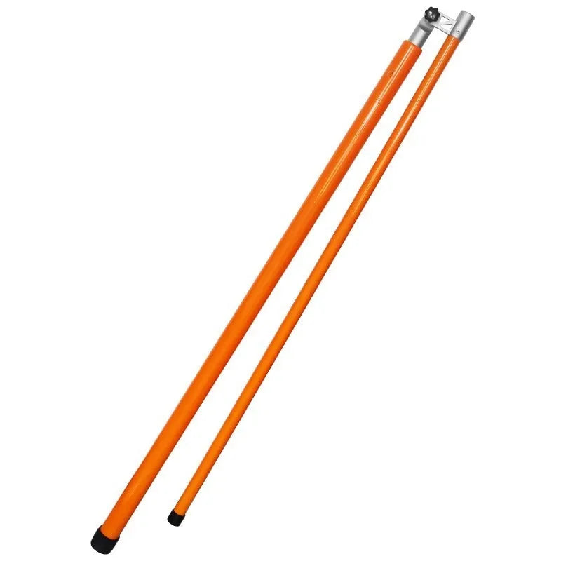 Cargo truck telescopic height measuring rod with glass fibre construction and measurement scale