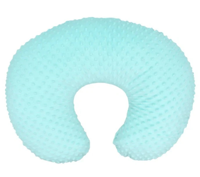 Baby U-shaped Nursing Pillow Pillowcase in coral fleece, available in multiple colours