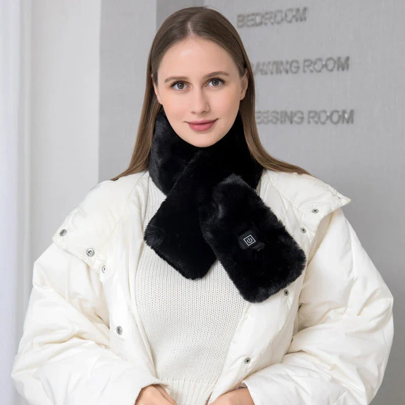 Premium Electric Heated Neck Scarf with Soft, Luxurious Fabric and Temperature Control