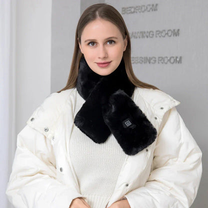Premium Electric Heated Neck Scarf with Soft, Luxurious Fabric and Temperature Control