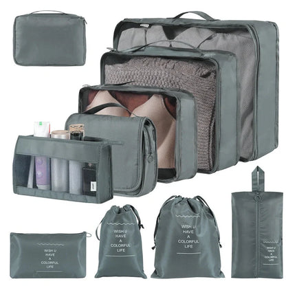 Stylish solid colour polyester storage bags for home organisation