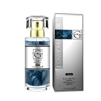 Pheromone perfume bottle with 18-25% floral fragrance concentration in men's and women's formulations
