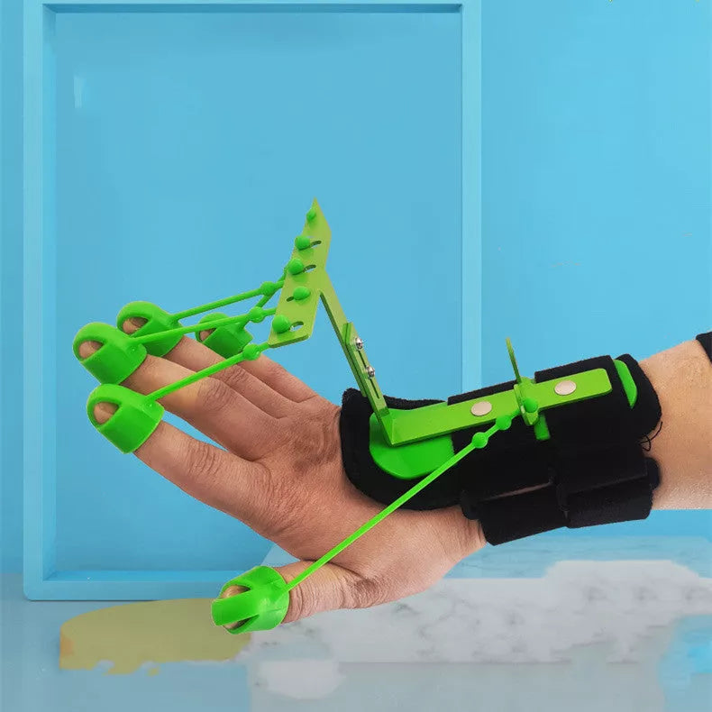 5-finger silicone wrist tensioner set for grip strength and flexibility training
