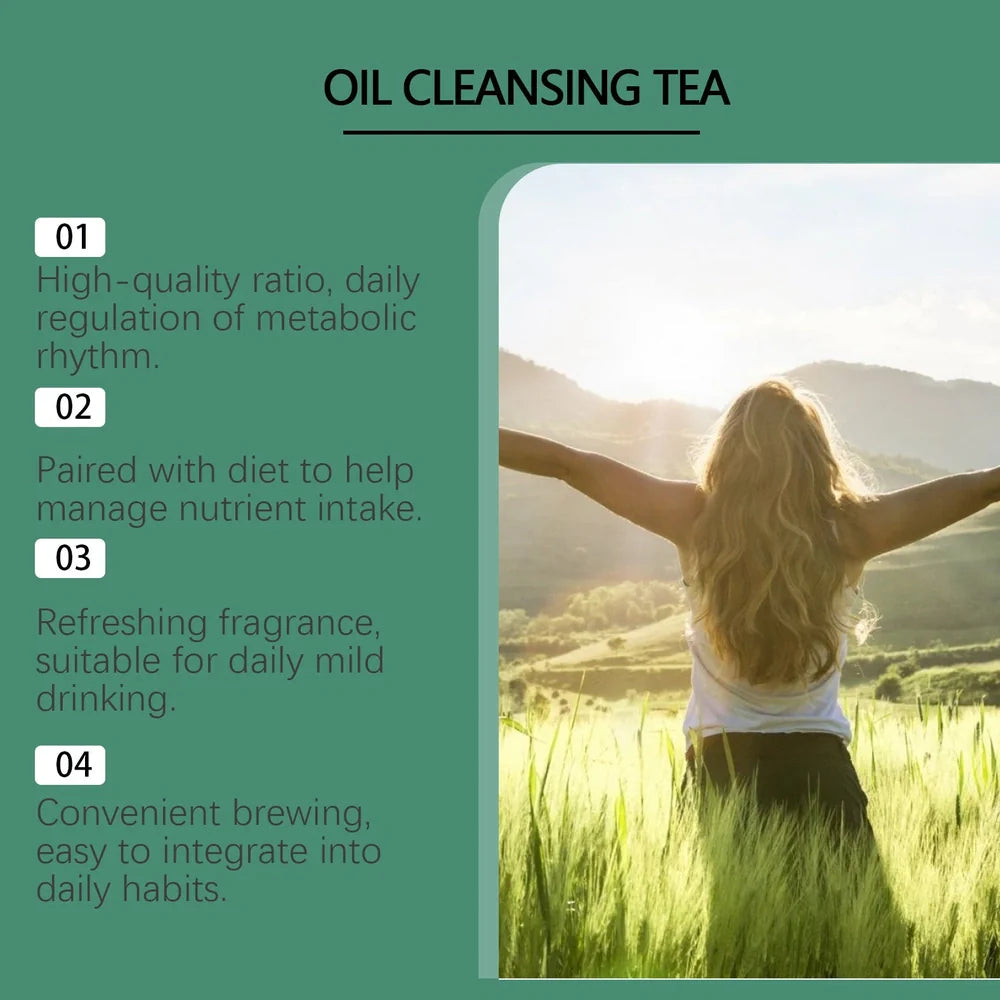 Googeer Oil Cleansing Tea Body Treatment with 20 tea bags containing traditional Chinese herbs
