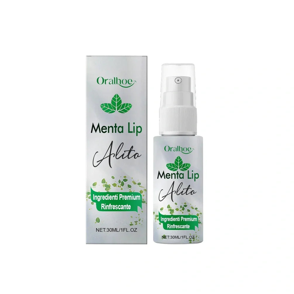 30ml oral spray bottle with mint extract for fast odour removal