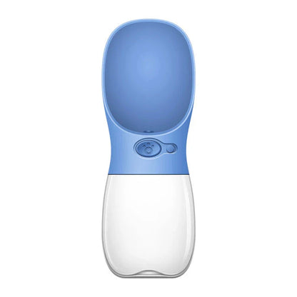Durable, leak-proof pet water bottle with one-touch button for easy, mess-free hydration on the go