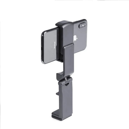H22 Black 360-degree rotary collapsible phone holder on desktop