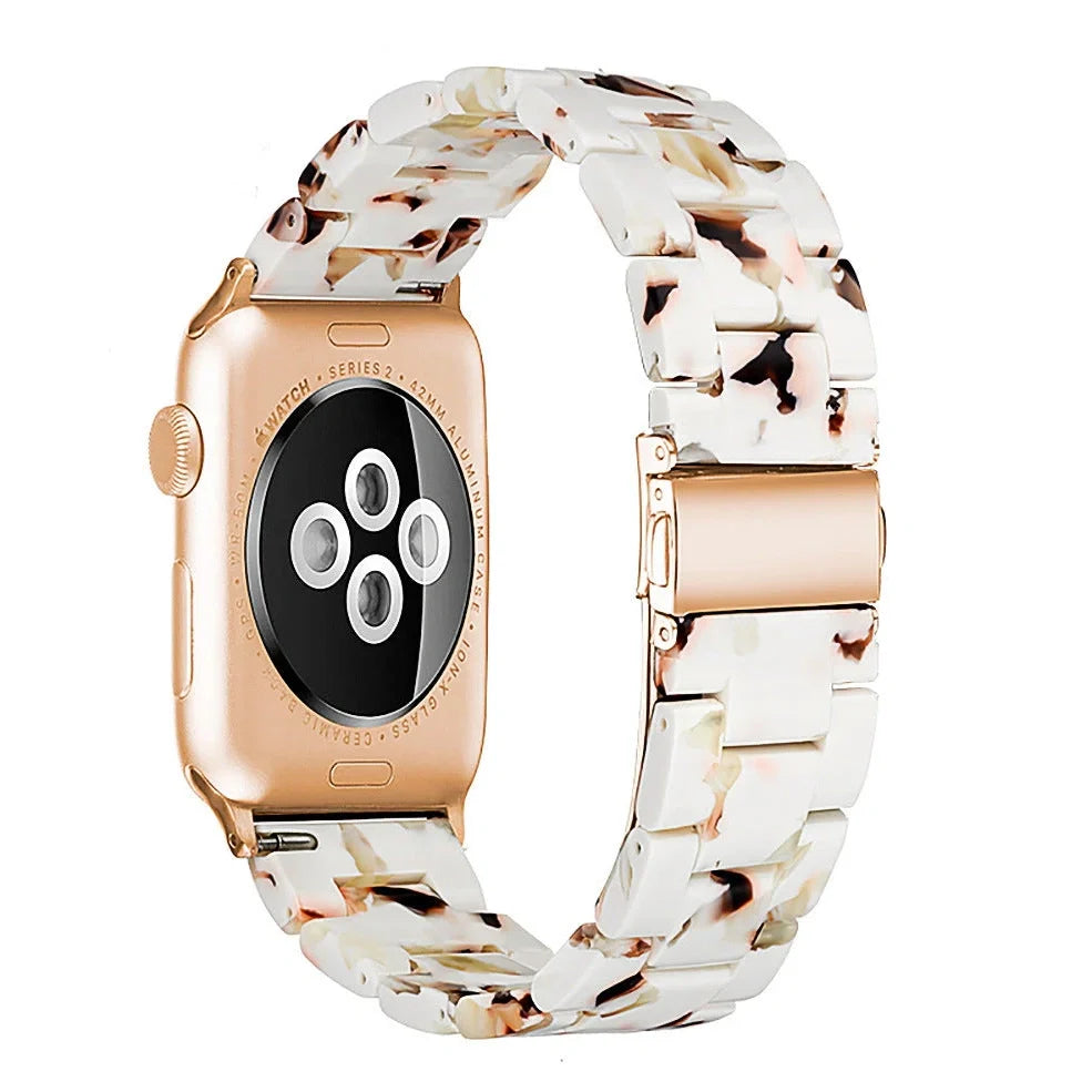 Apple Resin Slim Watch Band in multiple colours showing lightweight 35g construction and compatibility with Apple Watch
