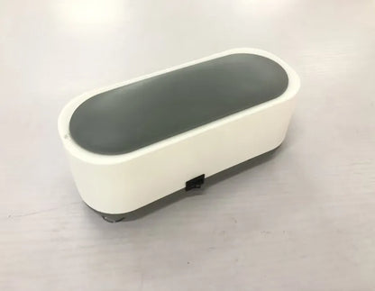 Off-white ultrasonic cleaning machine with stainless steel tank for jewellery and glasses