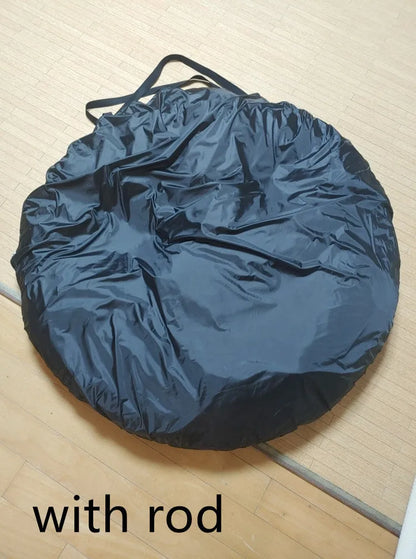 Outdoor pop-up camping car tail tent in black colour with quick assembly design