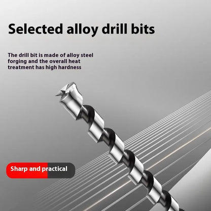 12.7mm carbon steel square hole drill bit set with sleeve and core for woodworking